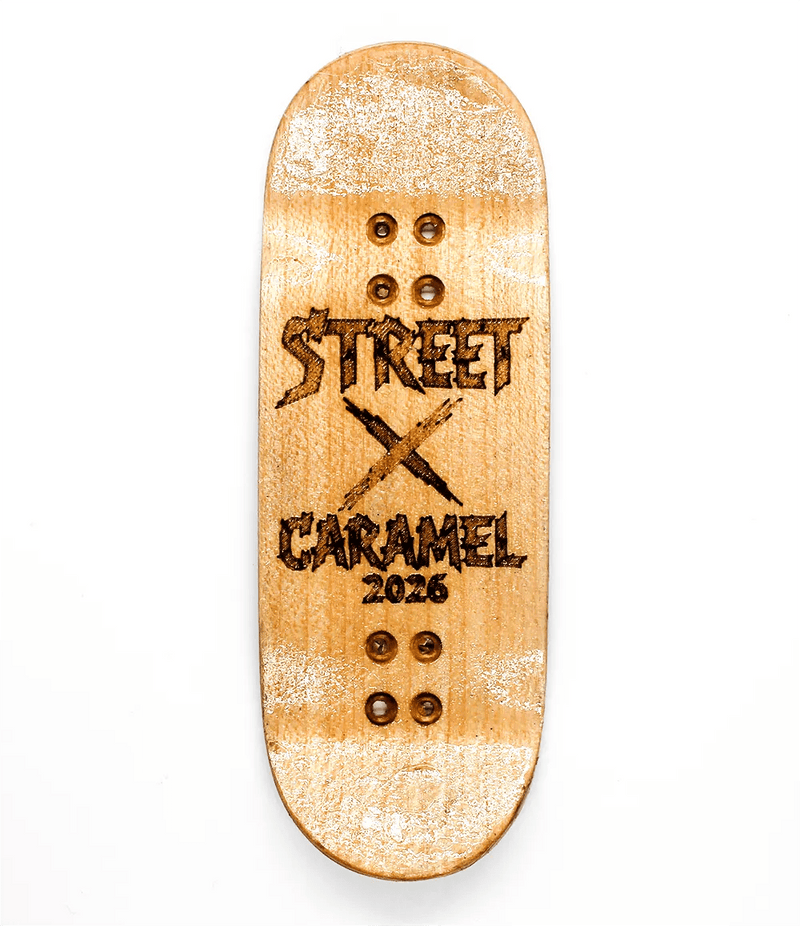 Street Fire Car Fingerboard Deck 34mm - Caramel Fingerboards - Fingerboard store
