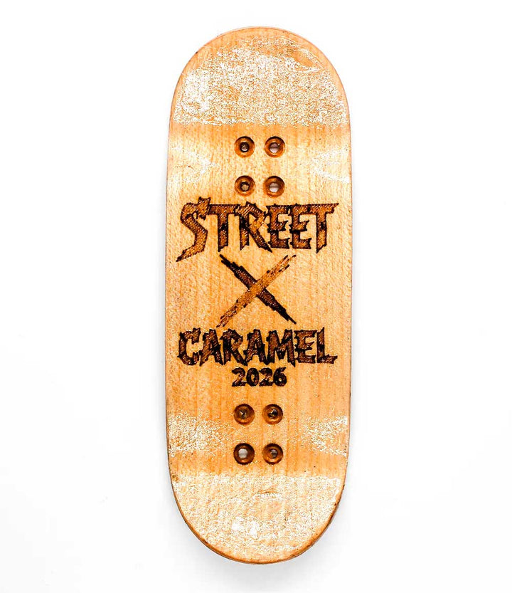 Street x Caramel Eye Fingerboard Deck 34.5mm - Caramel Fingerboards - Fingerboard store