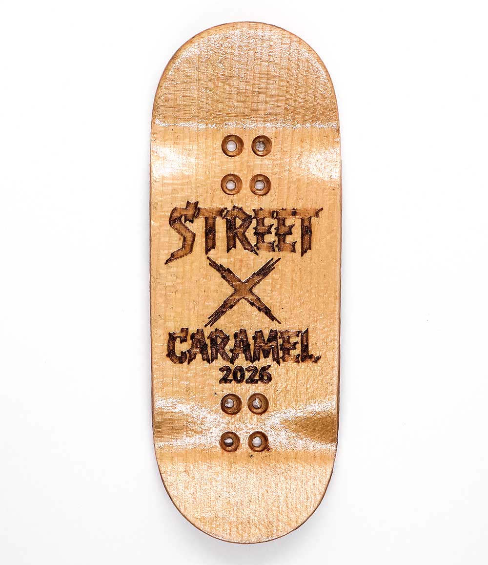 Street x Caramel Girl Fingerboard Deck 36mm
