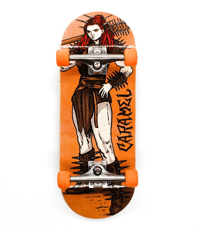 Street x Caramel Warrior Woman Complete Fingerboard 34mm - Caramel Fingerboards - Fingerboard store