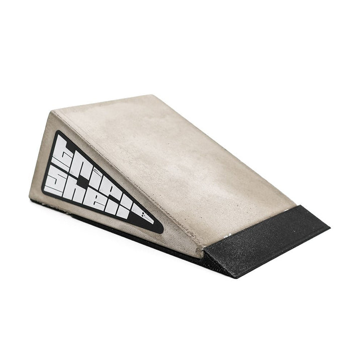 Triple Shell x Caramel Kicker Concrete Fingerboard Obstacle - Caramel Fingerboards - Fingerboard store