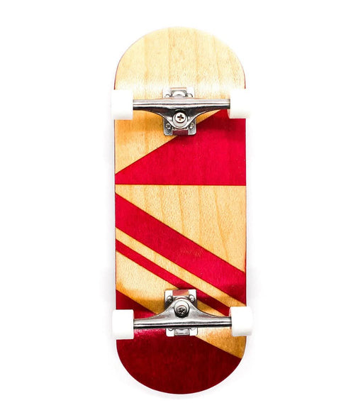 Uru x Caramel pink split - ply complete fingerboard 33.5mm - Caramel Fingerboards - Fingerboard store