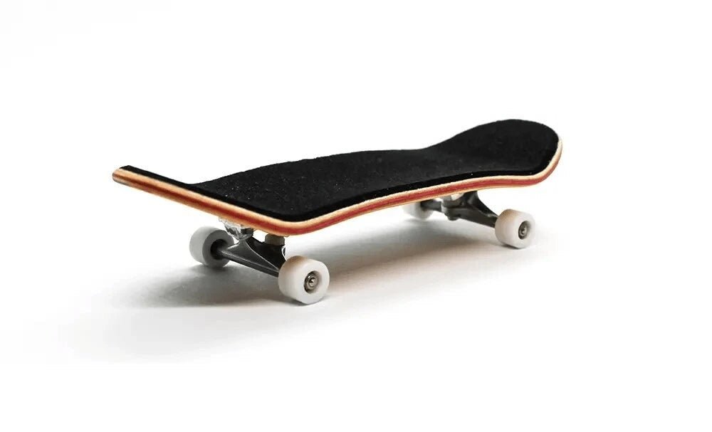 Uru x Caramel Aqua/Pink Complete Fingerboard 34mm - Caramel Fingerboards - Fingerboard store
