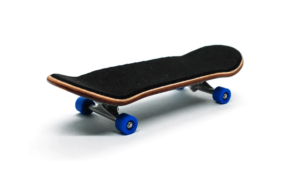 Uru x Caramel Aqua/Yellow Complete Fingerboard 33.5mm - Caramel Fingerboards - Fingerboard store