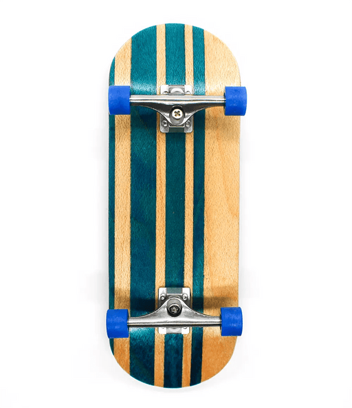 Uru x Caramel Blue/Wood Complete Fingerboard 33.5mm - Caramel Fingerboards - Fingerboard store