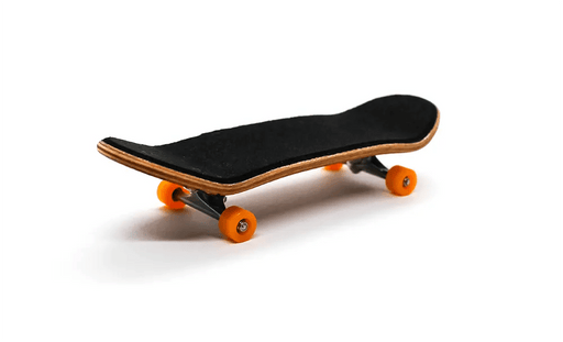 Uru x Caramel Brown Boys Complete Fingerboard 34mm - Caramel Fingerboards - Fingerboard store