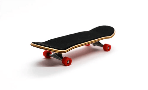 Uru x Caramel Pink/Wood Complete Fingerboard 33.5mm - Caramel Fingerboards - Fingerboard store