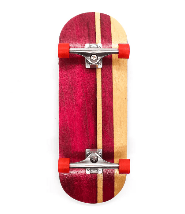 Uru x Caramel Pink/Wood Complete Fingerboard 33.5mm - Caramel Fingerboards - Fingerboard store