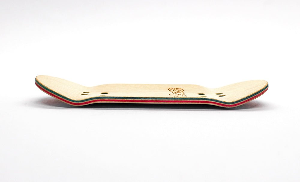 Vals x Caramel red candies fingerboard deck - Caramel Fingerboards - Fingerboard store