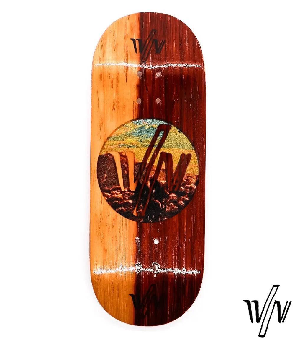 Von Zehos Brown Horses M11 Fingerboard Deck 34mm - Caramel Fingerboards - Fingerboard store