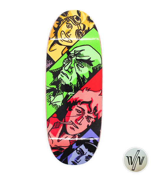 Von Zehos Cowboy Bebop fingerboard deck 34mm - Caramel Fingerboards - Fingerboard store