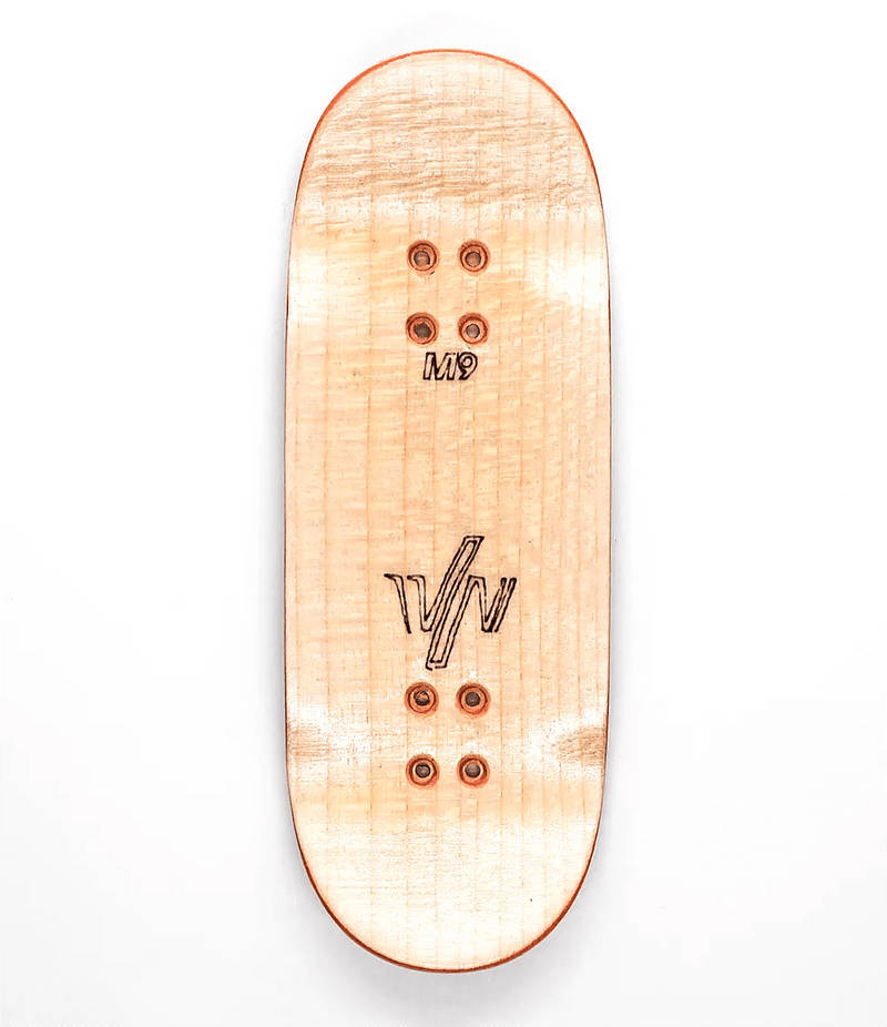 Von Zehos Fractals M9 Fingerboard Deck 34mm - Caramel Fingerboards - Fingerboard store