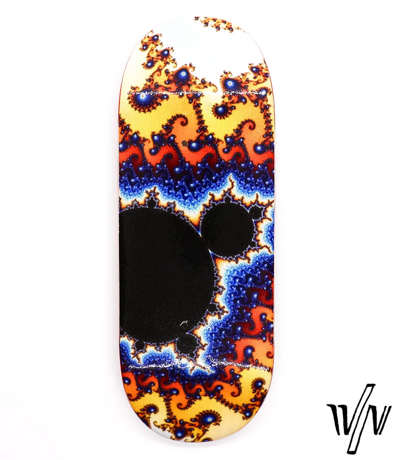 Von Zehos Fractals M9 Fingerboard Deck 34mm - Caramel Fingerboards - Fingerboard store