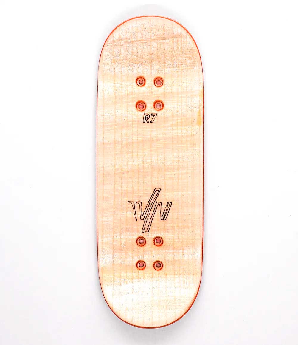 Von Zehos Gold VZN R7 Fingerboard Deck 33.6mm - Caramel Fingerboards - Fingerboard store