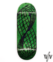 Von Zehos Green Infinite M9 Fingerboard Deck 32mm - Caramel Fingerboards - Fingerboard store