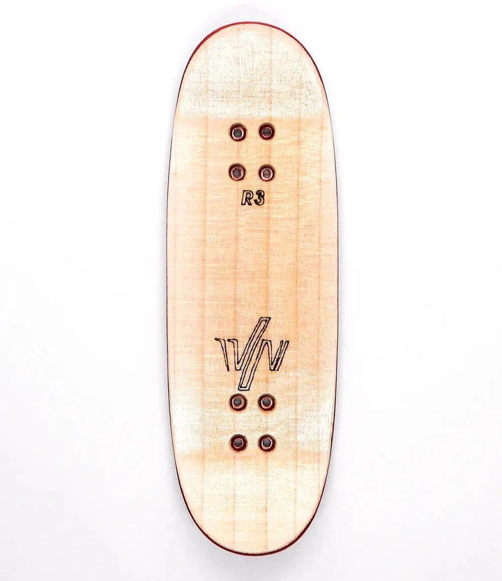 Von Zehos Lilac R3 Fingerboard Deck 32mm - Caramel Fingerboards - Fingerboard store