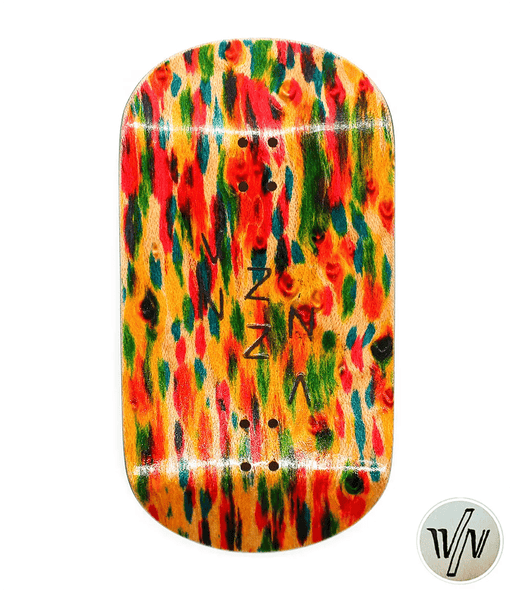Von Zehos Multicolor Fingerboard Deck 50mm - Caramel Fingerboards - Fingerboard store