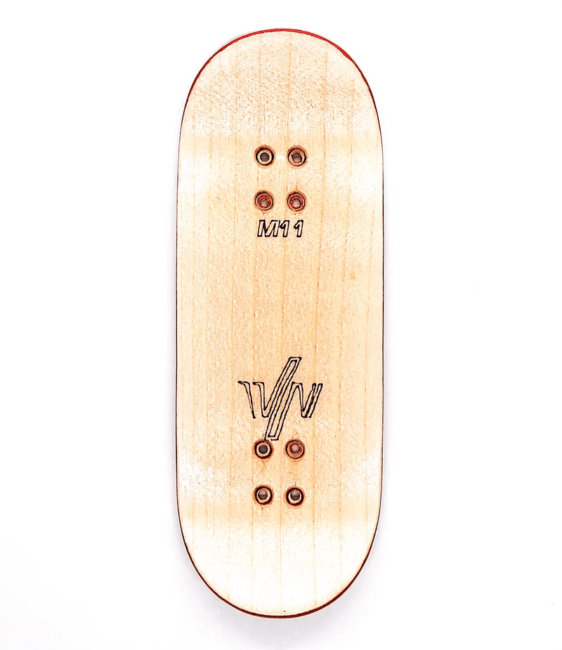 Von Zehos Pink Fingerboard Deck 34mm - Caramel Fingerboards - Fingerboard store