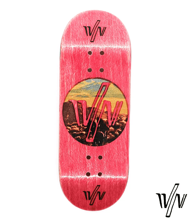 Von Zehos Pink Horses Fingerboard Deck 32mm - Caramel Fingerboards - Fingerboard store