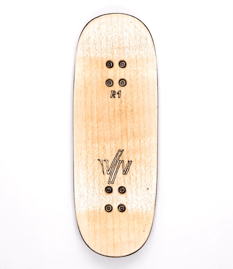 Von Zehos VZN R1 Fingerboard Deck 34mm - Caramel Fingerboards - Fingerboard store