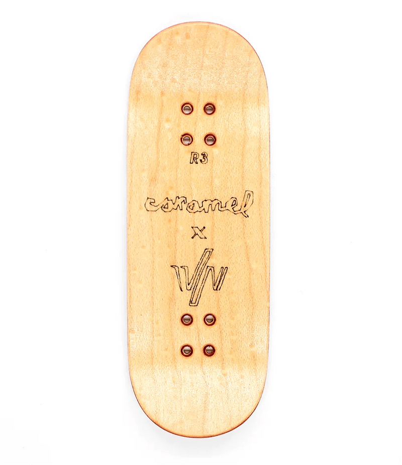 Von Zehos x Caramel Sweet R3 Fingerboard Deck - Caramel Fingerboards - Fingerboard store