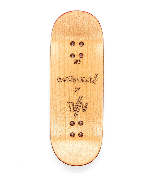 Von Zehos x Caramel Sweet R7 Fingerboard Deck - Caramel Fingerboards - Fingerboard store