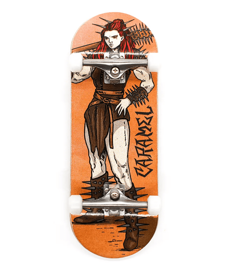 Warrior Woman Complete Fingerboard 34mm - Caramel Fingerboards - Fingerboard store