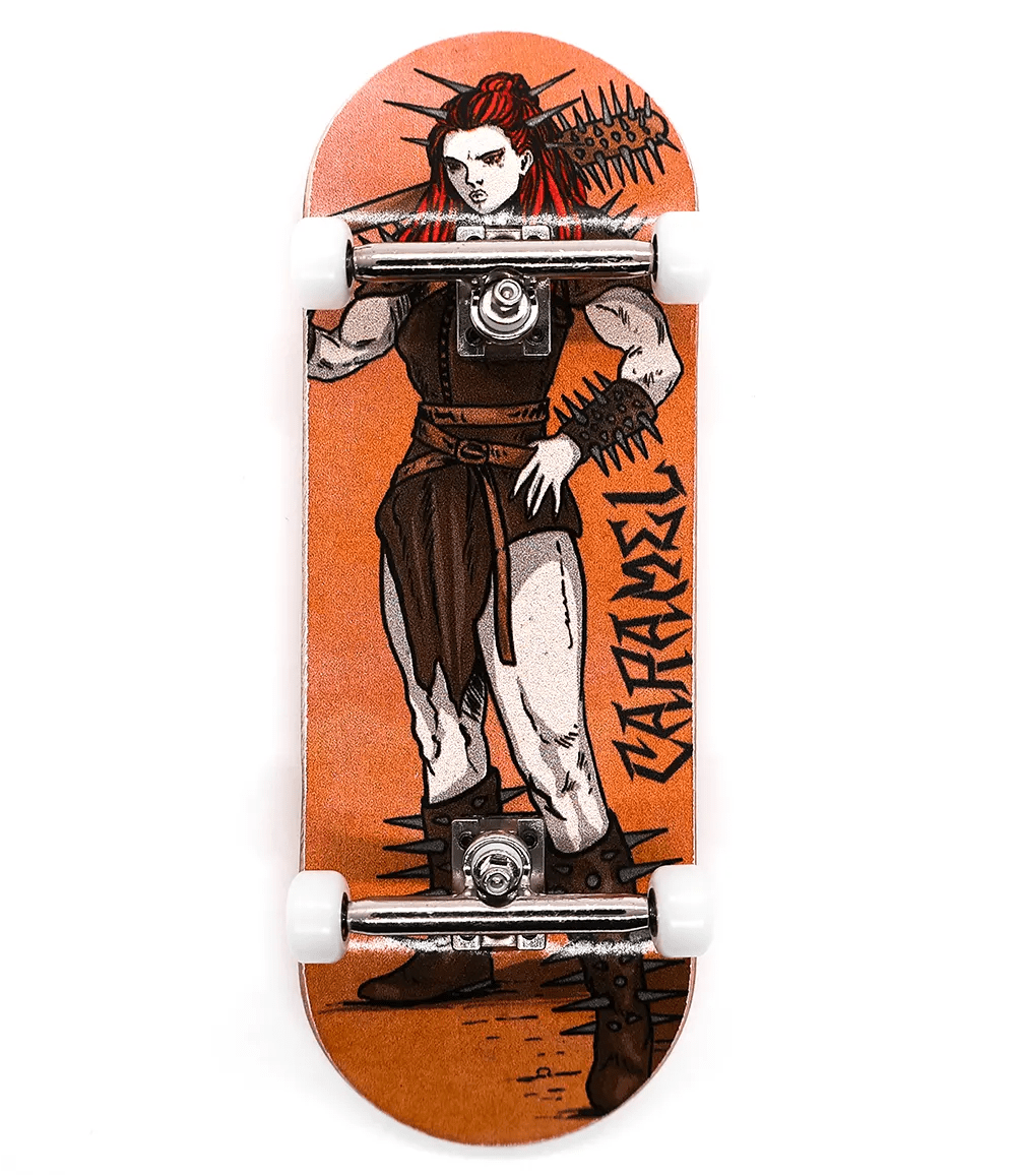 Warrior Woman Standard Complete Fingerboard 34mm - Caramel Fingerboards - Fingerboard store