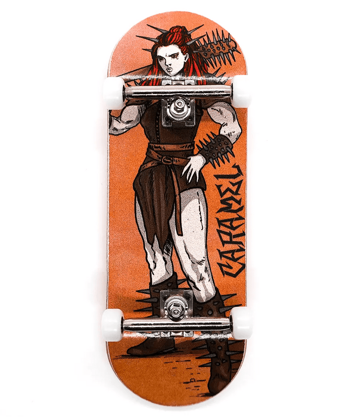 Warrior Woman Standard Complete Fingerboard 34mm - Caramel Fingerboards - Fingerboard store
