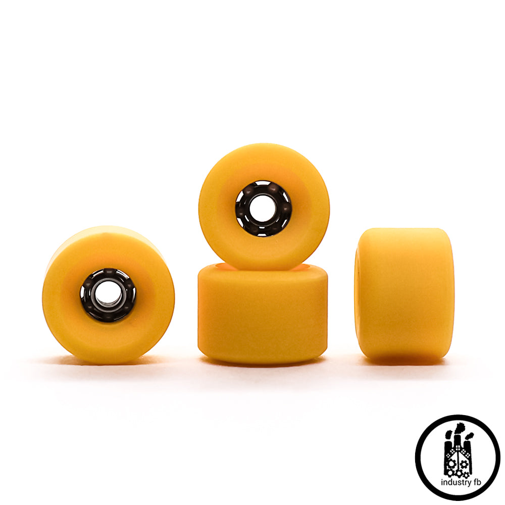 Industry x Caramel Yellow Hybrid Dual Fingerboard Wheels 7.5mm