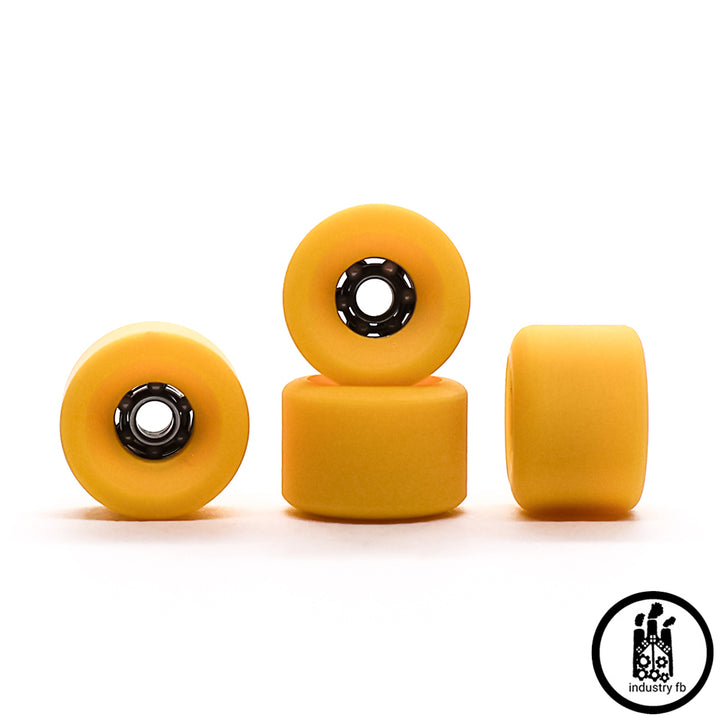 Industry x Caramel Yellow Hybrid Dual Fingerboard Wheels 7.5mm