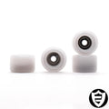 FlatFace Dual Durometer Bearing Wheels White-White 7mm