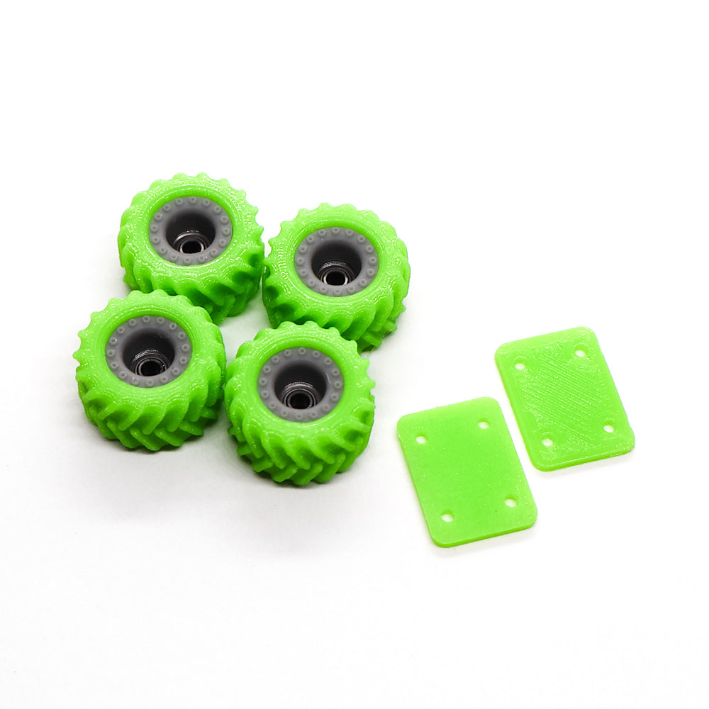 Dude Guy Green Monster F2 Core Fingerboard Wheels 12.25mm
