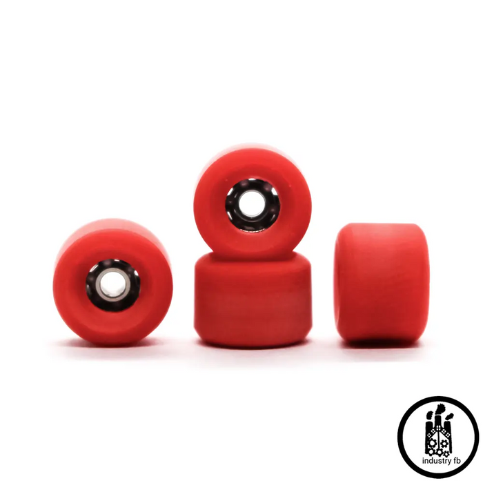 Industry x Caramel Red Hybrid Fingerboard Wheels 7.2mm