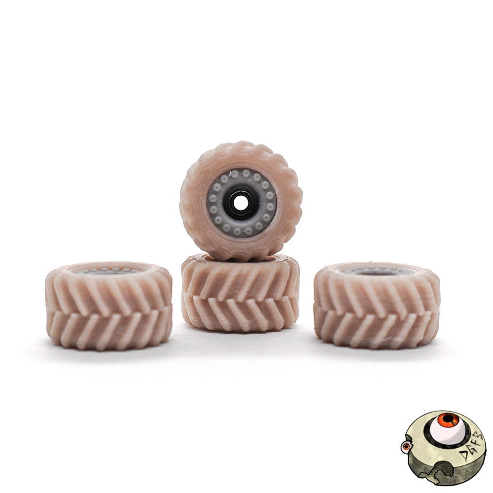 Dude Guy Tan Monster F2 Core Fingerboard Wheels 12.25mm
