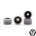 FlatFace Dual Bearing Dual Durometer V2 Wheels Black-White 7.6mm
