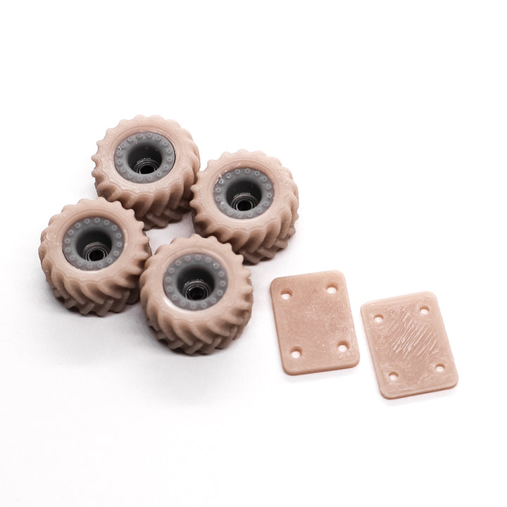 Dude Guy Tan Monster F2 Core Fingerboard Wheels 12.25mm