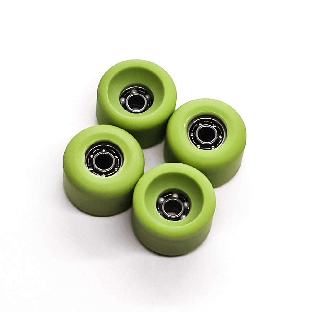 Industry x Caramel Olive Hybrid Dual Fingerboard Wheels 7.5mm