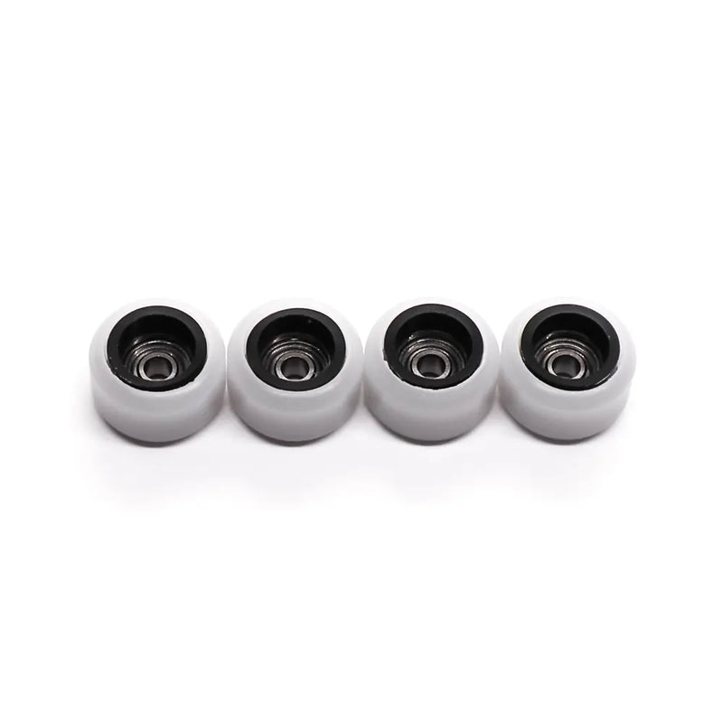 FlatFace Dual Bearing Dual Durometer V2 Wheels Black-White 7.6mm