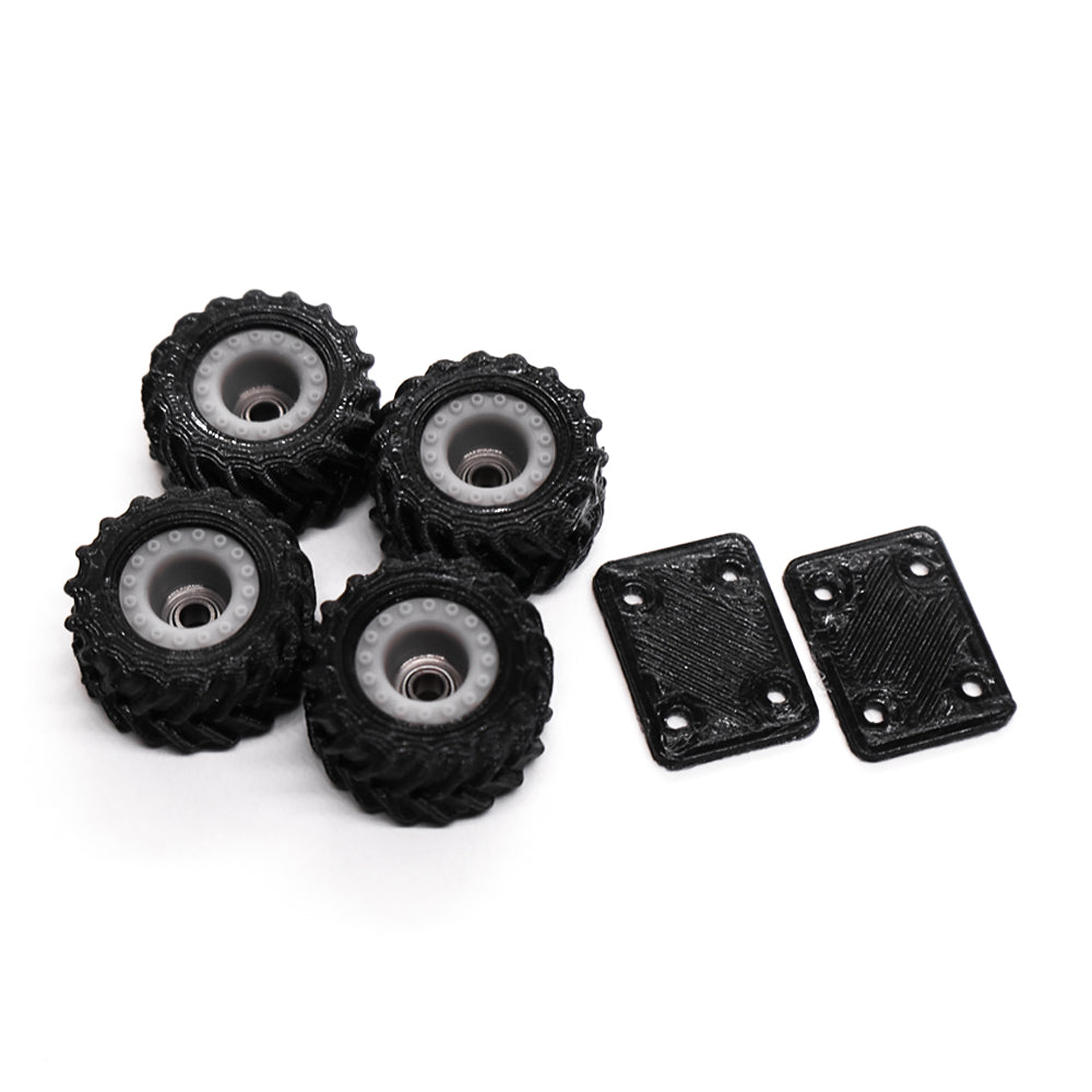 Dude Guy Black Monster F2 Core Fingerboard Wheels 12.25mm