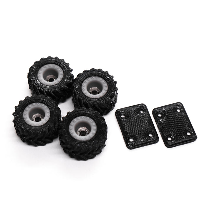 Dude Guy Black Monster F2 Core Fingerboard Wheels 12.25mm