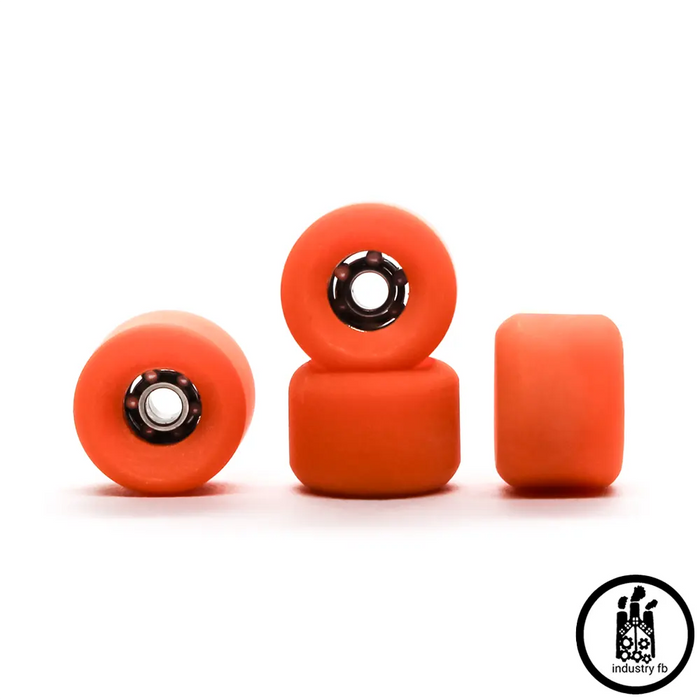 Industry x Caramel Orange Hybrid Fingerboard Wheels 7.2mm