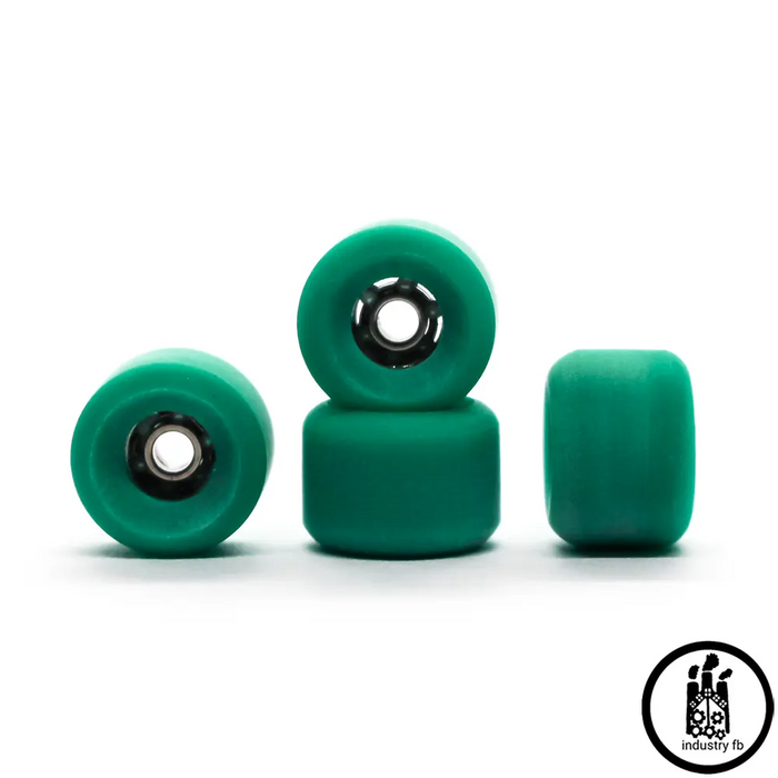 Industry x Caramel Green Hybrid Fingerboard Wheels 7.2mm