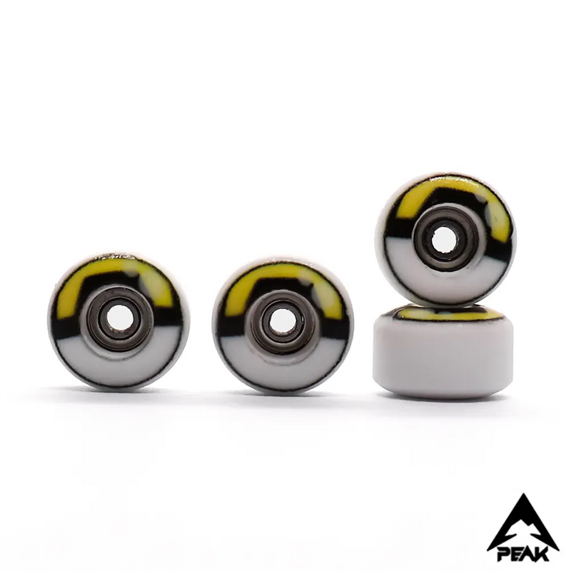 Peak Ultra Ball Fingerboard Wheels 7.5mm - Caramel Fingerboards