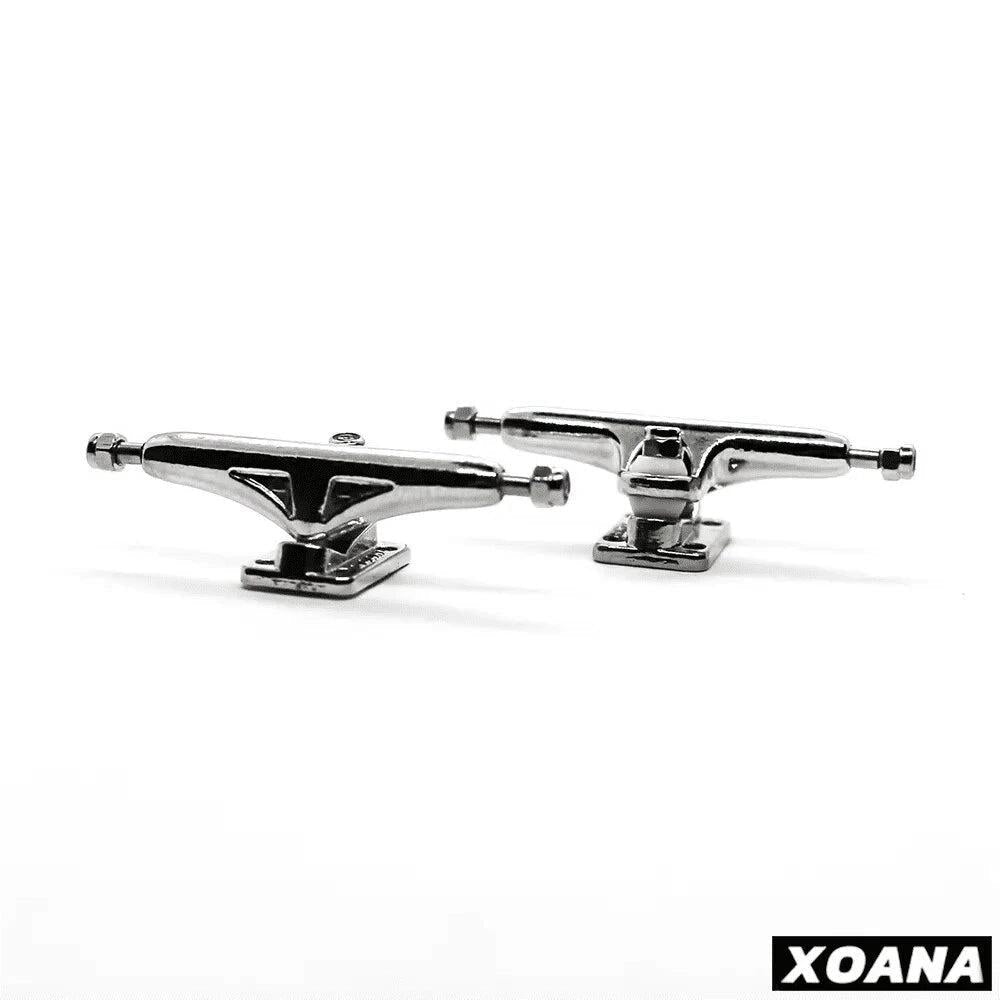 Xoana Chrome Fingerboard Trucks - Caramel Fingerboards - Fingerboard store