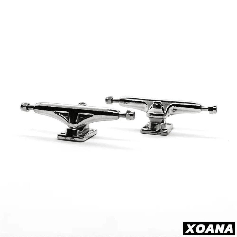 Xoana Chrome Fingerboard Trucks - Caramel Fingerboards - Fingerboard store