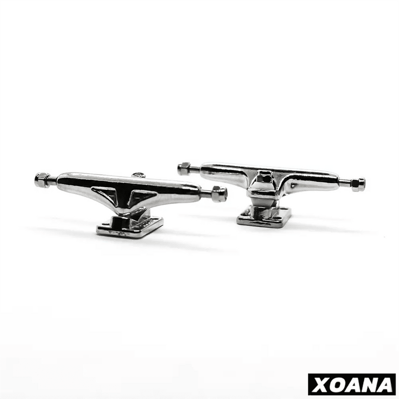 Xoana Chrome Fingerboard Trucks - Caramel Fingerboards - Fingerboard store