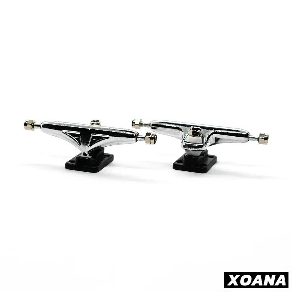 Xoana Silver-Black Fingerboard Trucks - Caramel Fingerboards - Fingerboard store