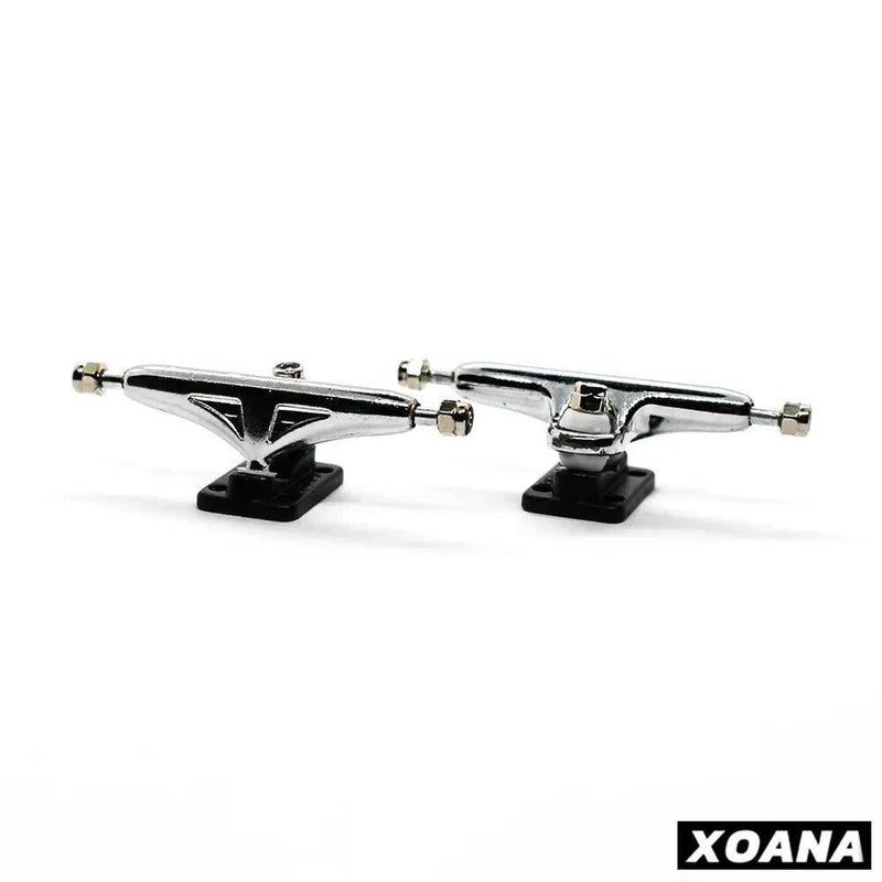 Xoana Silver-Black Fingerboard Trucks - Caramel Fingerboards - Fingerboard store