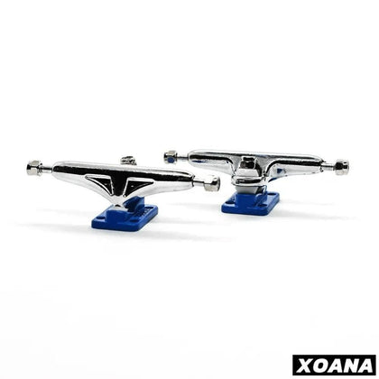 Xoana Silver-Blue Fingerboard Trucks - Caramel Fingerboards - Fingerboard store